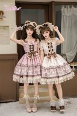 画像21: 【送料無料】LS228 アンティークくま耳ハーフボンネット《予約受付》 (21)