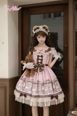 画像13: 【送料無料】LS228 アンティークくま耳ハーフボンネット《予約受付》 (13)