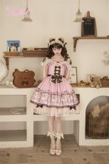 画像15: 【送料無料】LS228 アンティークくま耳ハーフボンネット《予約受付》 (15)