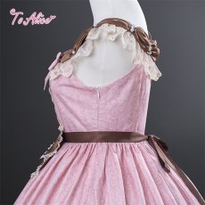 画像3: 【送料無料】L1746 アンティークベアジャンパースカート《予約受付》 (3)