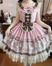 画像8: 【送料無料】L1746 アンティークベアジャンパースカート《予約受付》 (8)