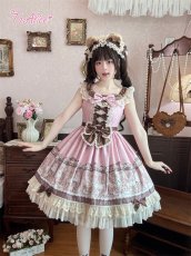 画像10: 【送料無料】L1746 アンティークベアジャンパースカート《予約受付》 (10)