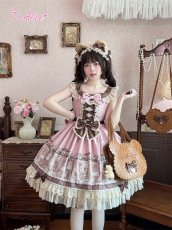 画像12: 【送料無料】L1746 アンティークベアジャンパースカート《予約受付》 (12)