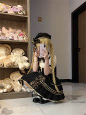 画像5: 【送料無料】L1770レトロ学院サロペットスカート《予約受付》 (5)