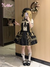 画像15: 【送料無料】L1770レトロ学院サロペットスカート《予約受付》 (15)