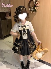 画像3: 【送料無料】L1807 レトロ学院セーラーブラウス《予約受付》 (3)