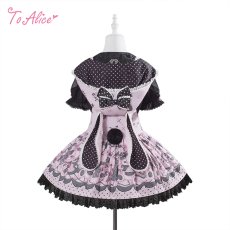 画像4: 【送料無料】L1772 Cuchure Lapin サロペットスカート《予約受付》 (4)