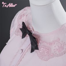 画像5: 【送料無料】L1773 Cuchure Lapin 刺繍パフ袖ブラウス《予約受付》 (5)