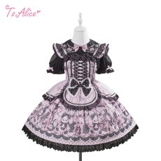 画像2: 【送料無料】L1775 Cuchure Lapin ジャンパースカート《予約受付》 (2)