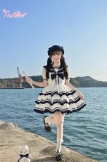 画像13: 【送料無料】L1785リボンたっぷりマリンワンピース《予約受付》 (13)