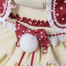 画像8: 【ToAlice】L1797 CakeRabbitティアードジャンパースカート (8)