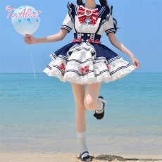 画像10: 【送料無料】L1806 マリンメロディティアードスカート《予約受付》 (10)