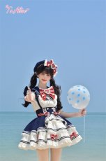 画像11: 【送料無料】L1806 マリンメロディティアードスカート《予約受付》 (11)