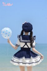 画像16: 【送料無料】L1806 マリンメロディティアードスカート《予約受付》 (16)