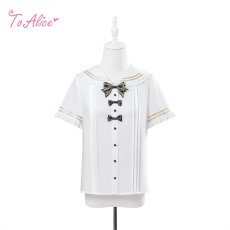 画像1: 【ToAlice】L1807レトロ学院セーラーブラウス (1)