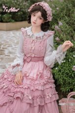 画像5: 【送料無料】L1809Blooming Garden　Ribbon　ジャンパースカート《予約受付》 (5)