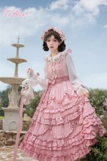 画像8: 【送料無料】L1809Blooming Garden　Ribbon　ジャンパースカート《予約受付》 (8)