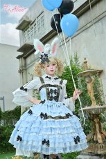 画像7: 【送料無料】L1819 Logo ribbon ティアードジャンパースカート《予約受付》 (7)