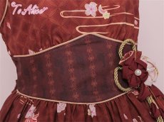 画像6: 【ToAlice】L278手毬×金魚和風プリントジャンパースカート【期間限定】【20％OFF】 (6)