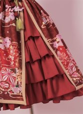 画像7: 【ToAlice】L278手毬×金魚和風プリントジャンパースカート【期間限定】【20％OFF】 (7)