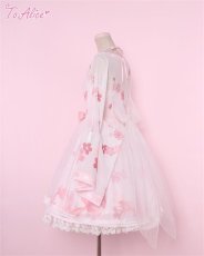 画像2: 【ToAlice】L340金魚姫レイヤード和風ワンピース【30％OFF】 (2)