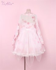 画像3: 【ToAlice】L340金魚姫レイヤード和風ワンピース【30％OFF】 (3)