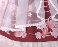 画像8: 【ToAlice】L340金魚姫レイヤード和風ワンピース【30％OFF】 (8)