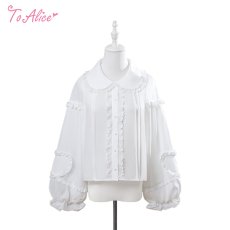 画像1: 【ToAlice】L385クリームブラウス (1)