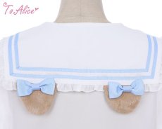 画像6: 【ToAlice】L555マリンドッグセーラーブラウス【本店・通販限定】【50%OFF】 (6)