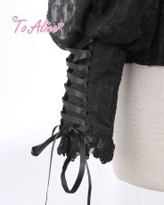 画像6: 【ToAlice】L597シフォンお袖デザインブラウス【30％OFF】 (6)