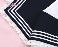 画像4: 【ToAlice】L760うさみみセーラートップス【30%OFF】 (4)
