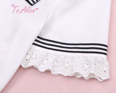 画像7: 【ToAlice】L760うさみみセーラートップス【30%OFF】 (7)