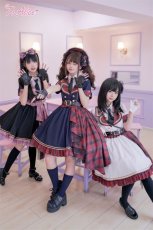画像19: 【ToAlice】L774タータンチェック切り替えロックワンピース (19)