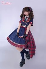 画像24: 【ToAlice】L774タータンチェック切り替えロックワンピース (24)