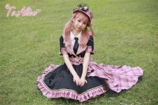 画像41: 【ToAlice】L774タータンチェック切り替えロックワンピース (41)