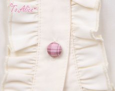 画像6: 【ToAlice】L789タータンチェックアイドルブラウス (6)