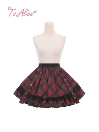 To Alice トゥアリス　新品未使用　赤コート Last one】【ToAlice】J964小悪魔レトロセーラーワンピース【30