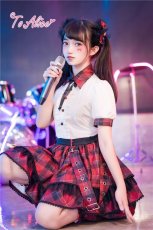 画像20: 【ToAlice】L791タータンチェックサス付きスカート (20)
