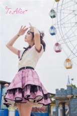画像22: 【ToAlice】L791タータンチェックサス付きスカート (22)