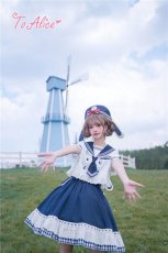 画像18: 【ToAlice】ギンガムチェック切り替えフリルスカート【30%OFF】 (18)