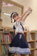 画像19: 【ToAlice】ギンガムチェック切り替えフリルスカート【30%OFF】 (19)
