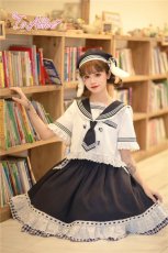 画像21: 【ToAlice】ギンガムチェック切り替えフリルスカート【30%OFF】 (21)