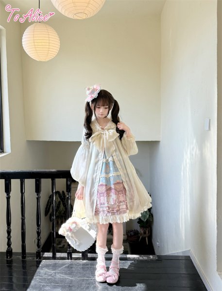 ToAlice】L959シフォンフード付きバルーンアウター【50%OFF】 - To Alice