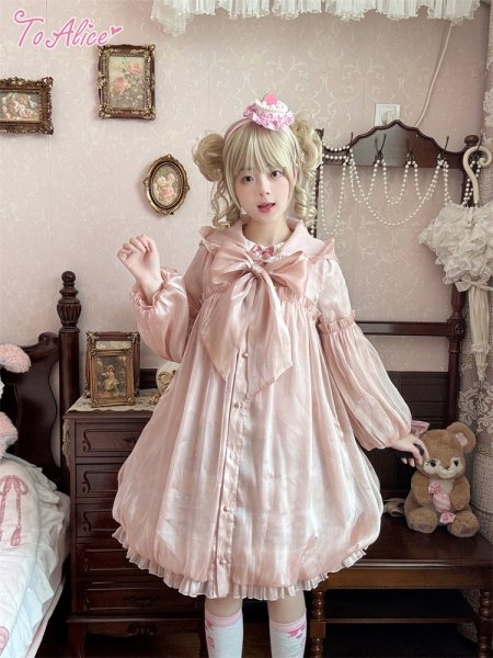 ToAlice】L959シフォンフード付きバルーンアウター【50%OFF】 - To Alice