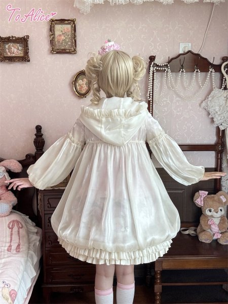 ToAlice】L959シフォンフード付きバルーンアウター【50%OFF】 - To Alice
