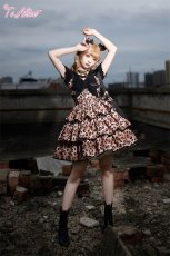 画像11: 【ToAlice】L999ハートレオパードティアードジャンパースカート【30％OFF】 (11)