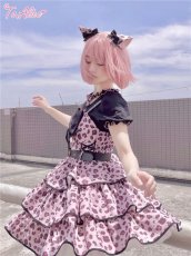 画像20: 【ToAlice】L999ハートレオパードティアードジャンパースカート【30％OFF】 (20)