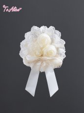 画像2: 【To Alice】LS121ローズブーケブローチ (2)