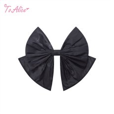 画像1: 【Last one】【ToAlice】LS13ビッグリボンブラックリボンブローチ (1)