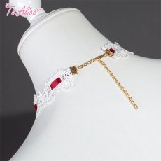 画像3: 【ToAlice】LS139 Strayberryはしごレースチョーカー (3)